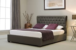 Marbella Fabric Ottoman Bed Grey